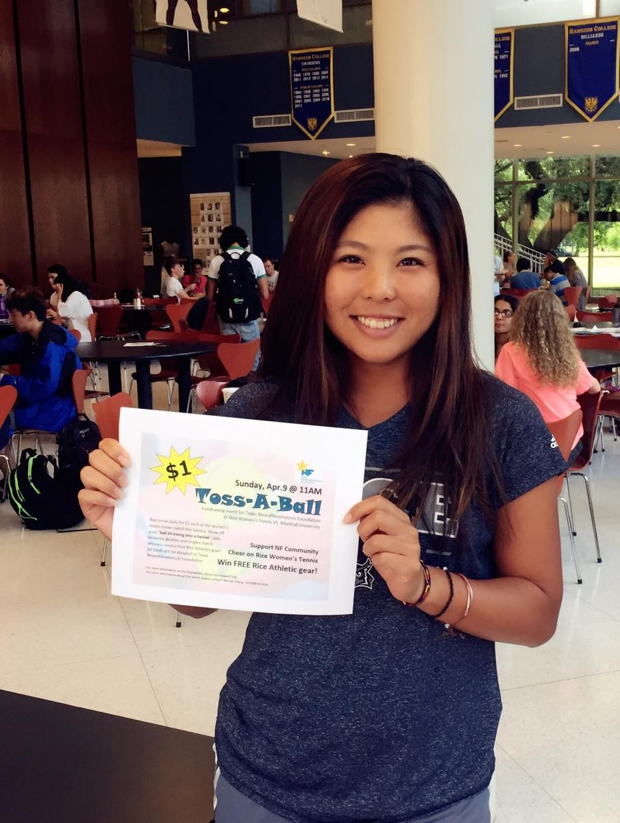 Wendy Zhang '18 Toss-A-Ball